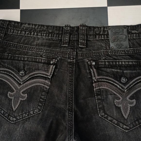 Rock Revival Black Relaxed Men Jeans - Picture 11 of 11